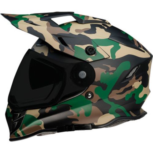 Z1R Range Camo Dual Sport Helmet - Woodland