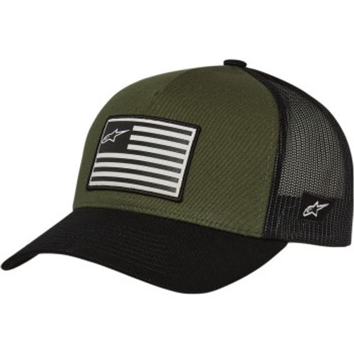 Alpinestars Flag Snapback Hat - Military/Black