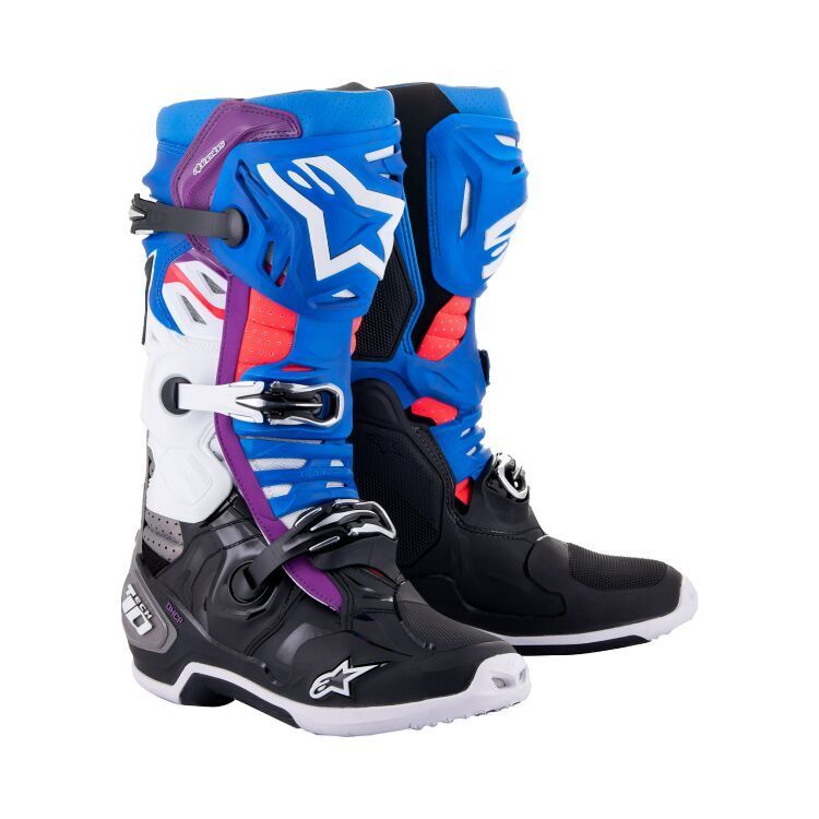 Alpinestars Tech 10 Supervented MX Boots - Blue/Black/White - Size 11