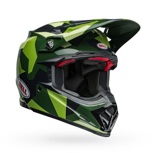 Bell Moto-9S Flex Helmet - Rover - Gloss Olive Camo
