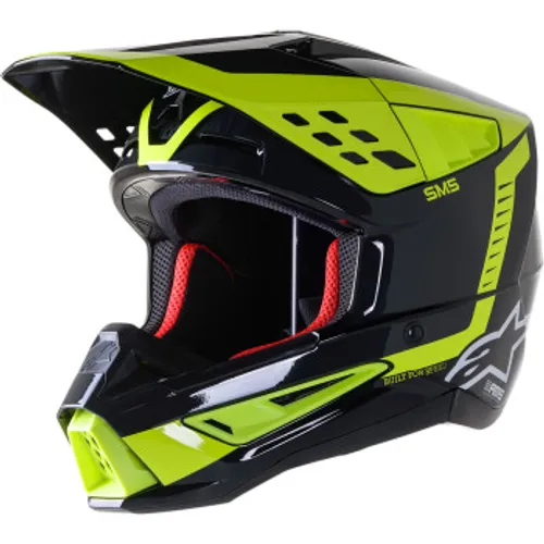 Alpinestars SM-5 Beam MX Helmet - Black/Gray/Yellow - XXL