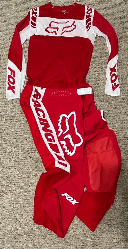 Fox Racing Flexair Mach One Gear Combo - Red / Medium/34