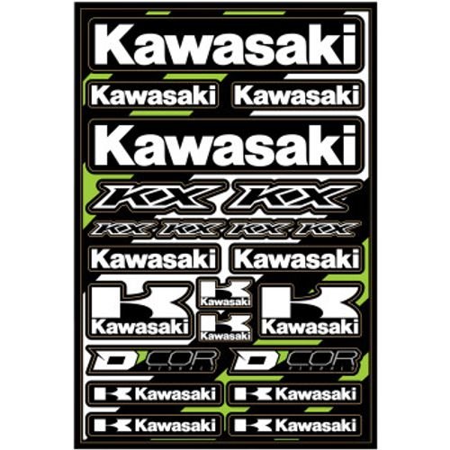 D'Cor Kawasaki Decal Sheet