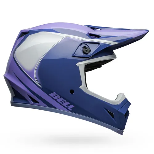Bell MX-9 MIPS Dart Helmet - Gloss Purple/White