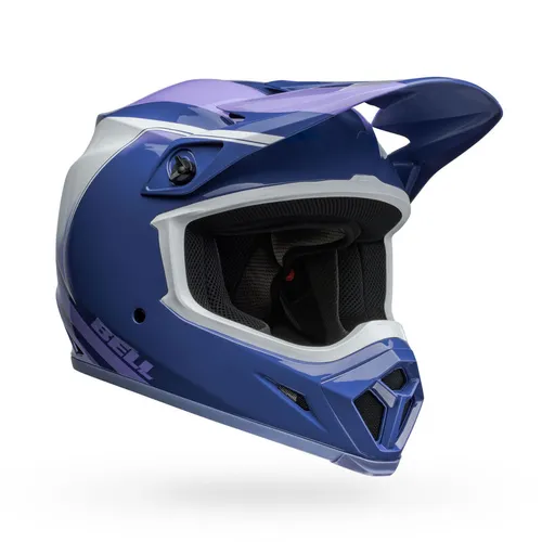 Bell MX-9 MIPS Dart Helmet - Gloss Purple/White