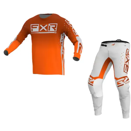 FXR Podium Pro MX Gear Set - Orange Crush - Large / 34