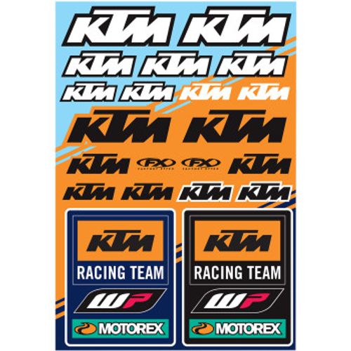 Factory Effex Sticker Sheet - KTM Racing