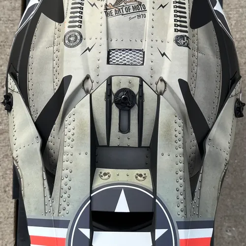 Oneal 5SRS Wingman MX Helmet - Silver / Large