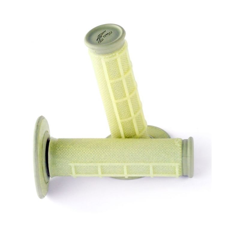 Renthal Dual Compound Half Waffle MX Grips - Kevlar