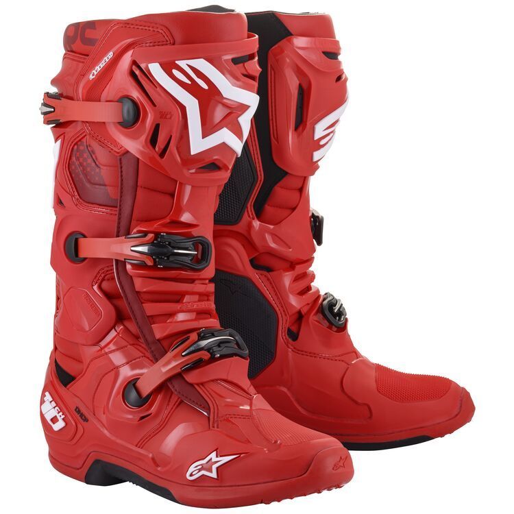 Alpinestars Tech 10 MX Boots - Red - Size 14