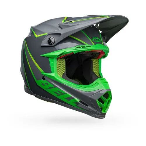 NEW! Bell Moto-9s Flex Sprite MX Helmet - Grey/Green