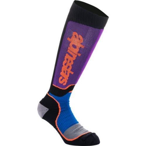 Alpinestars MX Plus Socks - Black/Purple/Blue/Orange
