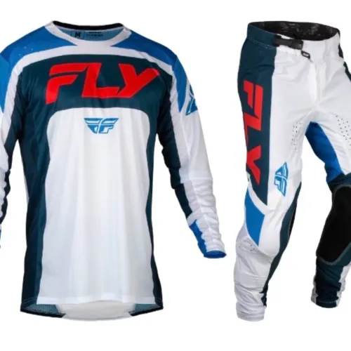 Fly Racing Lite Gear Combo - Red/White/Navy