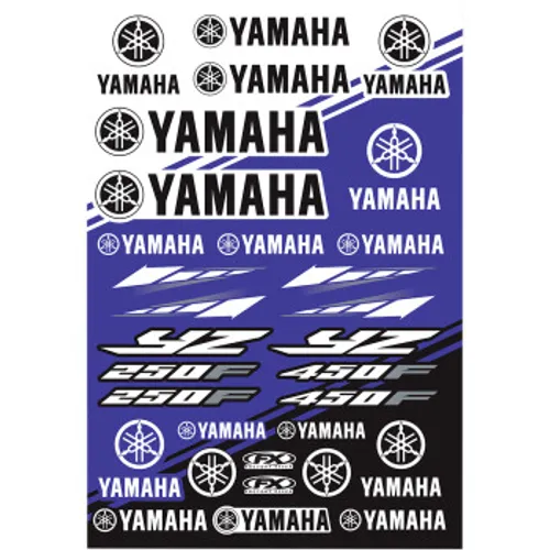 Factory Effex Sticker Sheet - Yamaha YZ