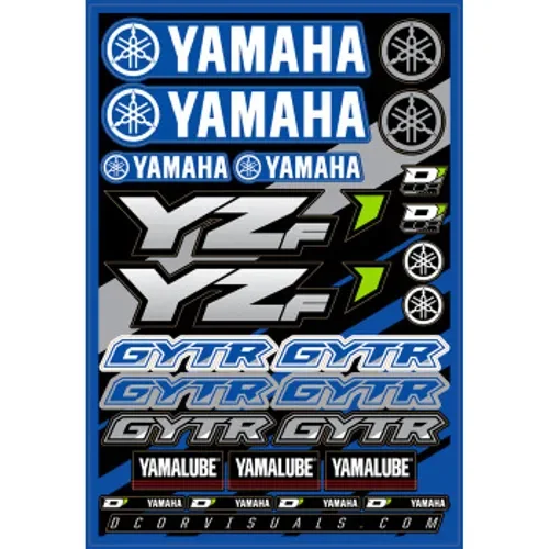 D'Cor Yamaha YZF Decal Sheet