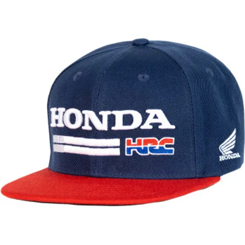 D'Cor Honda HRC Snapback Hat - Navy/Red