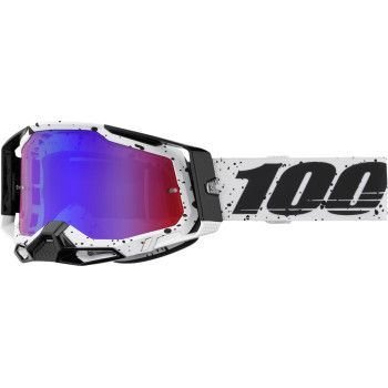 100% Racecraft 2 Goggles - Trinity w/ Red/Blue Mirror Lens
