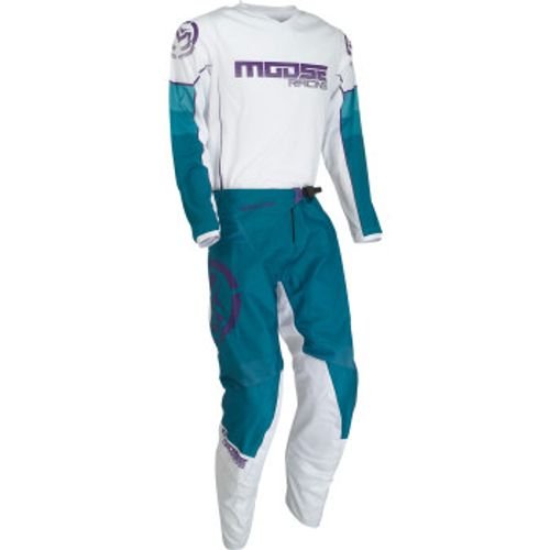 Moose Racing Qualifier Gear Combo - Blue/White