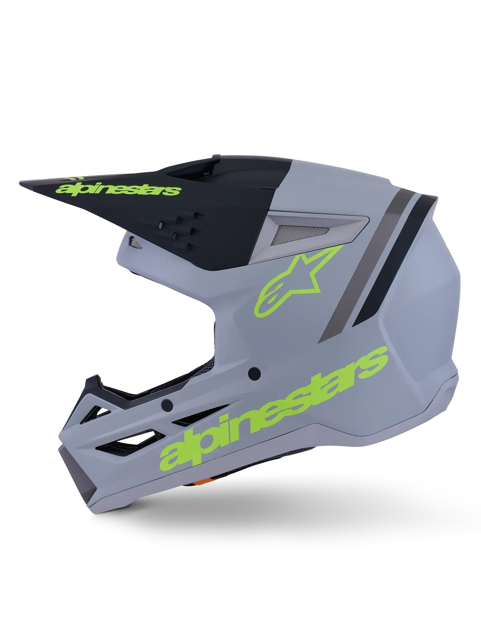 Alpinestars SM3 Radium Helmet - Grey/Black/Yellow