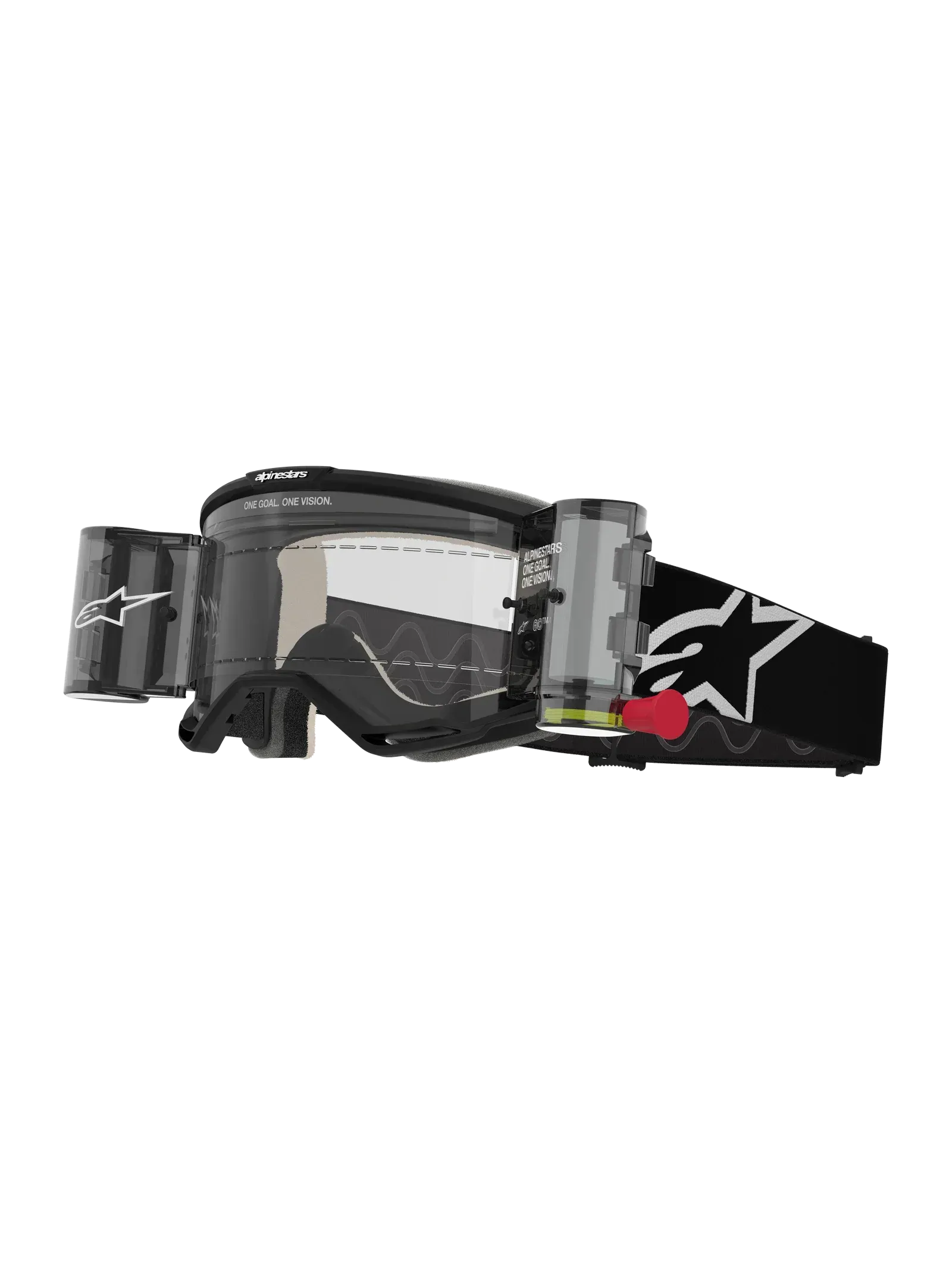 Alpinestsars Vision 5 Corp Roll-Off Goggles - Black w/ Clear Lens