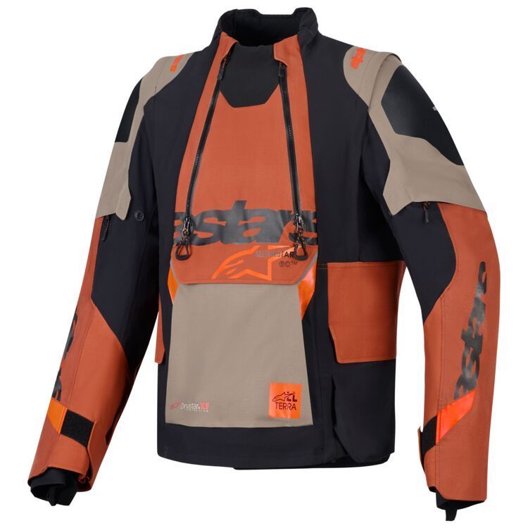 Alpinestars Halo Pro Drystar XF Laminated Jacket - Walnut/Rust/Black