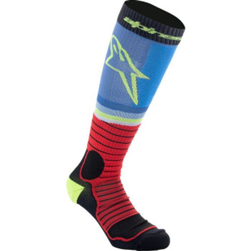 Alpinestars MX Pro Socks - Black/Red/Blue/Yellow