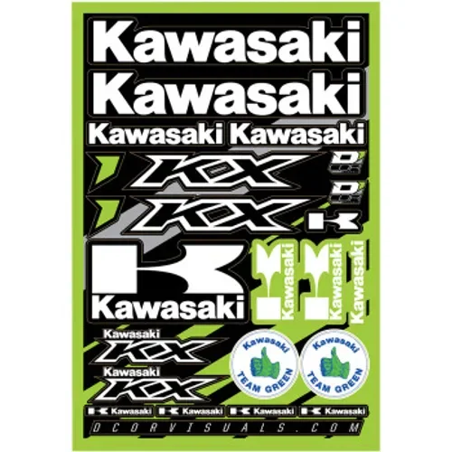 D'Cor Kawasaki Decal Sheet