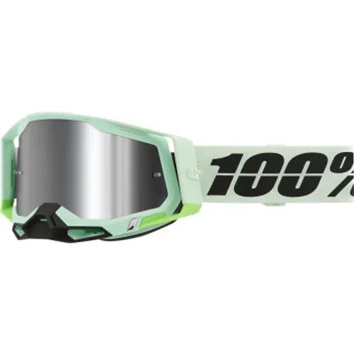 100% Racecraft 2 Goggles - Paloma w/ Silver Lens