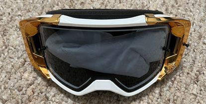 Fox Racing Vue Stray Goggles - White/Gold