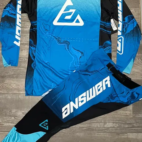 Answer A23 Elite Fusion Gear Set - Blue/Black/White - Large / 34