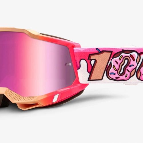 100% Jett Lawrence Accuri 2 Donut Goggles - Pink Mirror Lens