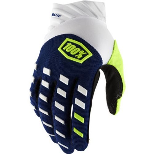 100% Airmatic MX Gloves - Navy/White
