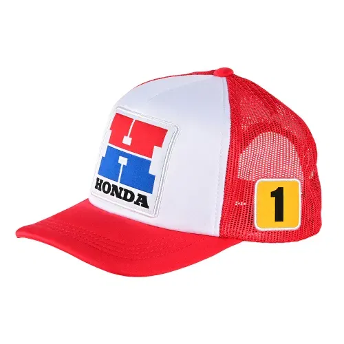 Troy Lee Designs Honda RC500 Snapback Hat Red