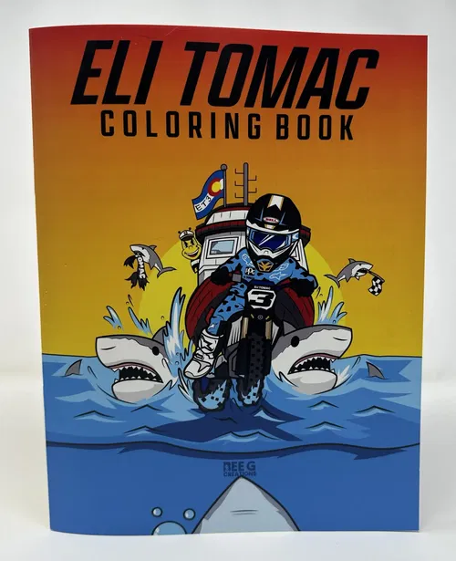 Eli Tomac Coloring Book