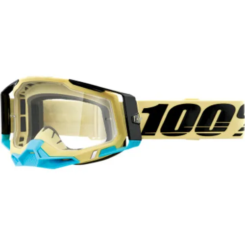 100% Racecraft 2 Goggles - Airblast w/ Clear Lens