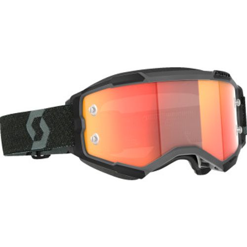 Scott Fury MX Goggles - Black w/ Orange Works Lens