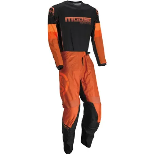 Moose Racing Qualifier Gear Combo - Orange/Gray