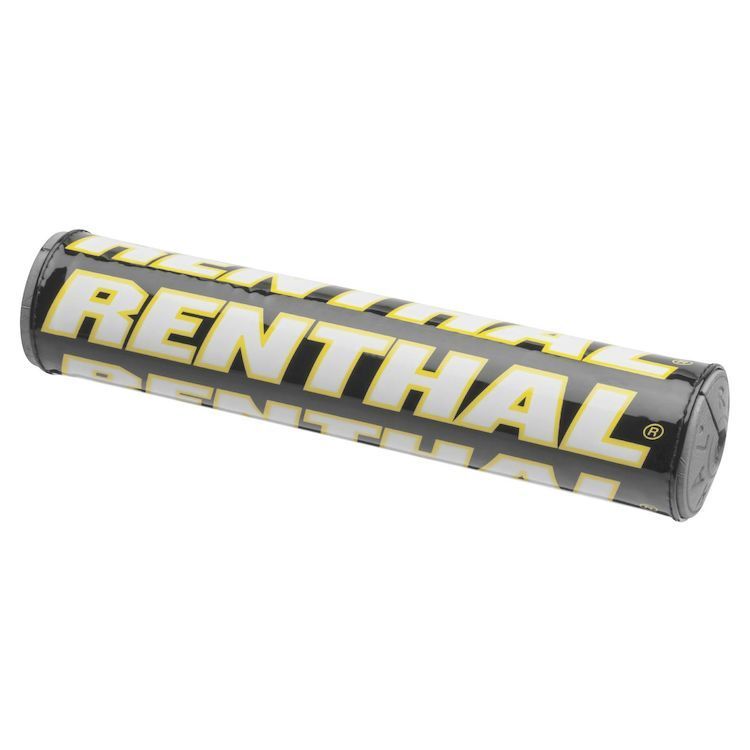 Renthal Team Issue SX Crossbar Pad - Black/White/Yellow