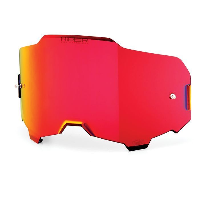 100% Armega Goggle Lens - HiPer Red Mirror 