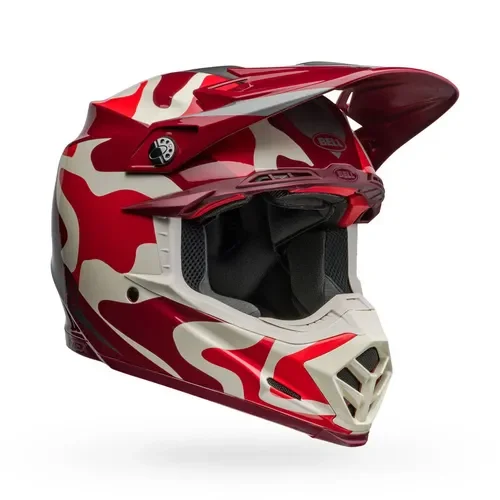 Bell Moto-9S Flex Helmet - Ferrandis Red/Silver
