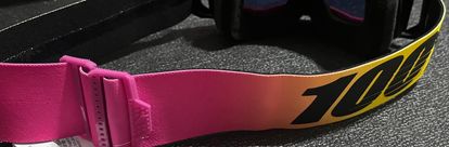 100% Armega Goggles - Yellow/Pink 