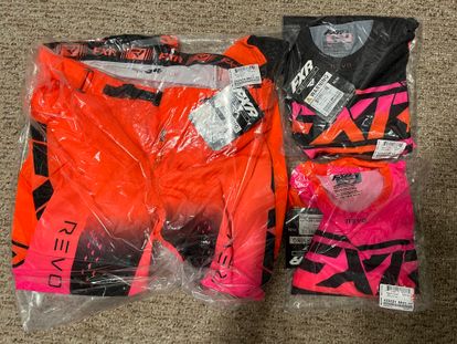 FXR Revo Comp MX Gear Combo - Fla-Mango / Medium / 34