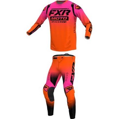 FXR Revo Comp MX Gear Combo - Fla-Mango / Medium / 34