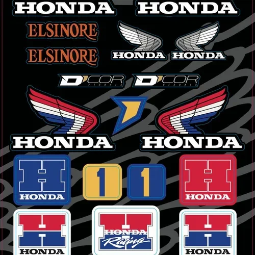 D'Cor Honda HRC Decal Sheet