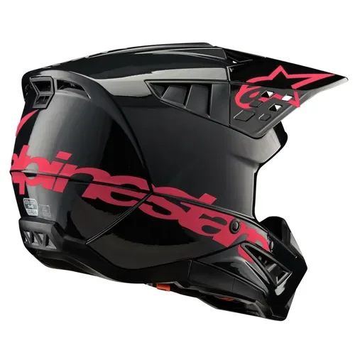 Alpinestars SM5 Corp MX Helmet - Black/Diva Pink Glossy