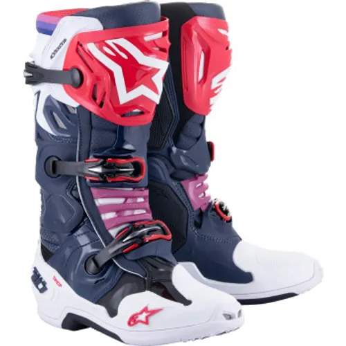 NEW! Alpinestars Tech 10 Supervented MX Boots - Rainbow