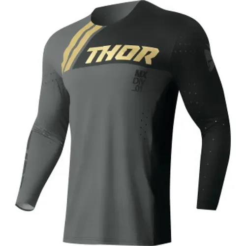 Thor Prime Drive Jersey - Black/Gray - Large
