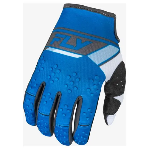 Fly Racing Kinetic Prix Gloves - Blue/Charcoal/White
