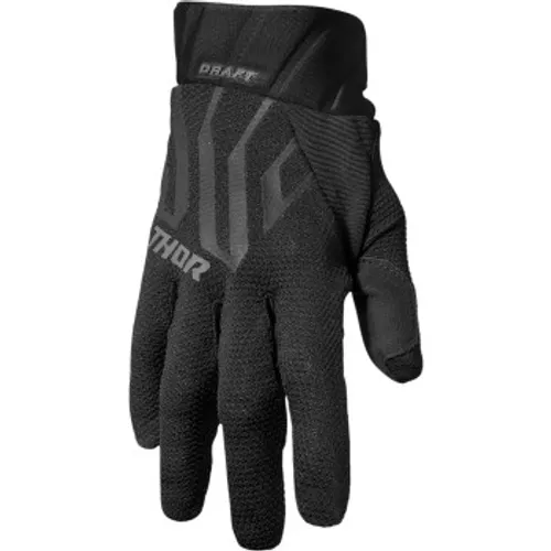 Thor Draft MX Gloves - Black/Charcoal