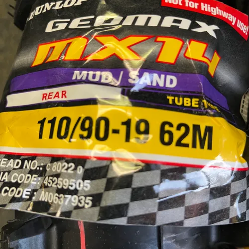 Dunlop MX14 Rear Tire - 110/90-19